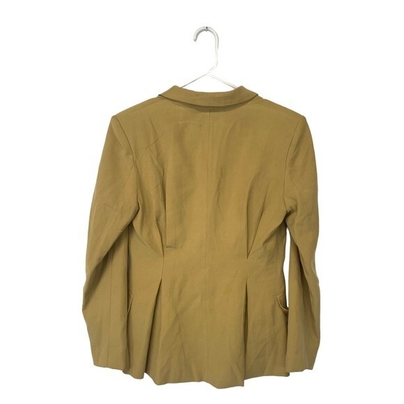 NWOT ASTR The Label | Fitted Pleat Blazer Vintage Gold S - Picture 4 of 7